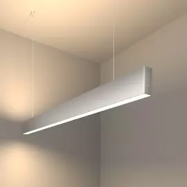 LSG-01-2-8*103-4200-MS матовое серебро Линейный светодиодный подвесной двусторонний светильник Elektrostandard