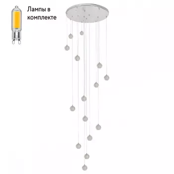 Люстра каскадная с Led лампочками в комплекте LOFT IT 10112/15+Lamps