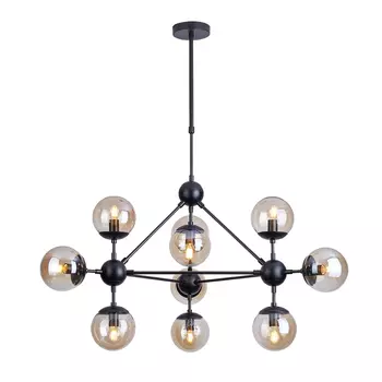 Люстра на штанге Arte lamp Bolla A1664SP-10BK