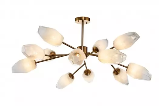 Люстра на штанге Indigo Boccio 13003/12C Brass