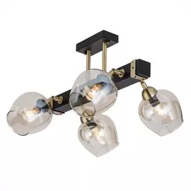 Люстра на штанге Citilux Болеро CL118145 Венге+Бронза