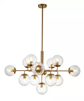Люстра на штанге Indigo Cocoon 11008/13P Brass