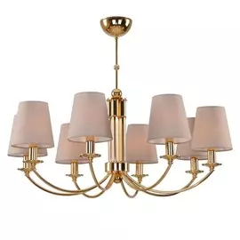 Люстра на штанге Crystal Lux CAMILA SP8 GOLD