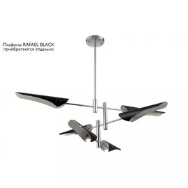 Люстра на штанге Crystal Lux RAFAEL SP6 CHROME