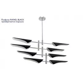 Люстра на штанге Crystal Lux RAFAEL SP8 CHROME