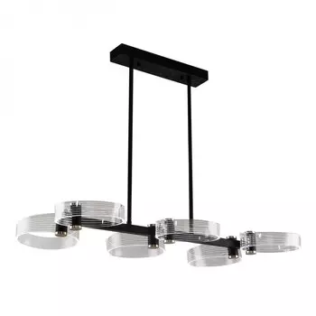 Люстра на штанге Escada 10242/6 LED*56W Black CLOUD