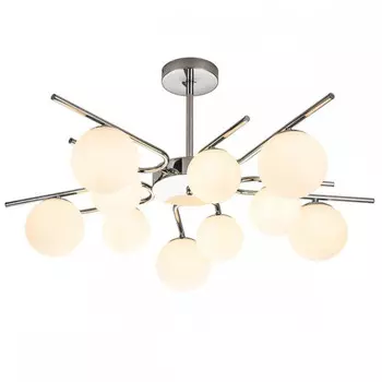 Люстра на штанге Escada Sphere 642/10P Silver