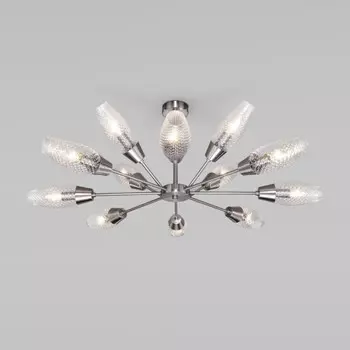 Люстра на штанге Eurosvet 60140/12 сатин-никель