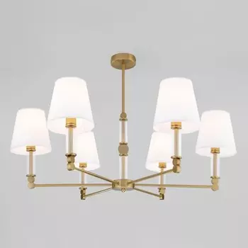 Люстра на штанге Eurosvet 60145/6 латунь (a061950)