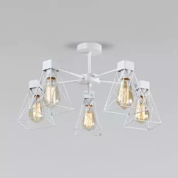 Люстра на штанге Eurosvet 70107/5 белый (a061399)