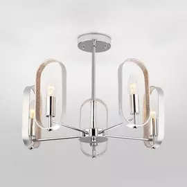 Люстра на штанге Eurosvet Maglia 60077/5 хром