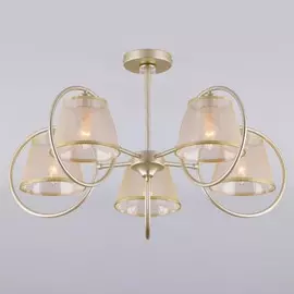 Люстра на штанге Eurosvet Volante a044703 60093/5 перламутровое золото