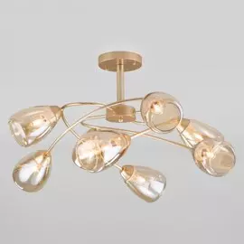 Люстра на штанге Eurosvet Noemi 30168/8 матовое золото a047262