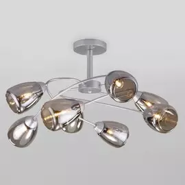 Люстра на штанге Eurosvet Noemi 30168/8 матовое серебро a047261