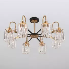 Люстра на штанге Eurosvet Tenia 70090/8 черный a045145