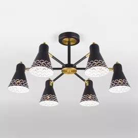 Люстра на штанге Eurosvet Trina 70100/6 черный a045150