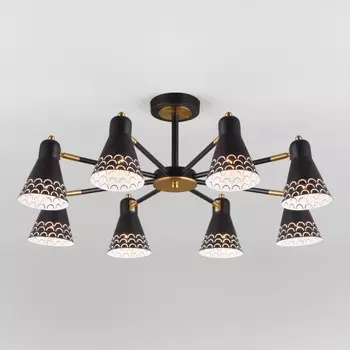 Люстра на штанге Евросвет Trina 70100/8 черный a045151