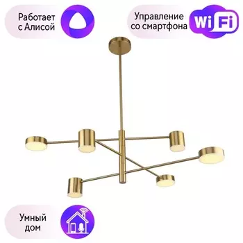 Люстра на штанге F-Promo Ducan с поддержкой Алиса 3093-6P-A