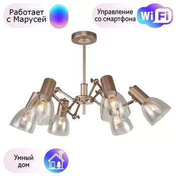 Люстра на штанге F-Promo Grillus с поддержкой Маруся 2660-6U-М