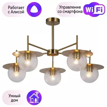 Люстра на штанге F-Promo Roshni с поддержкой Алиса 3049-5P-A