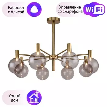 Люстра на штанге Favourite Eternity с поддержкой Алиса 2765-8P-A