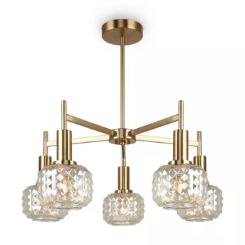 Люстра на штанге Freya Fero FR5366CL-05BS