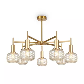 Люстра на штанге Freya Fero FR5366CL-07BS