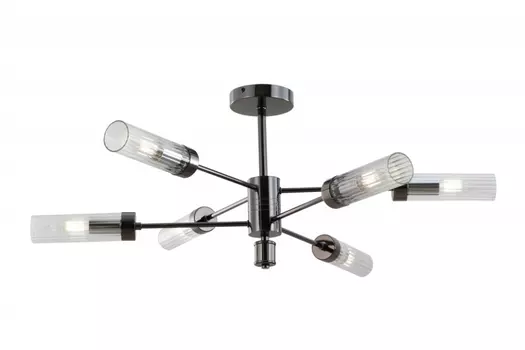 Люстра на штанге iLamp Evolution 15609-6 AN+CL