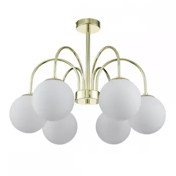 Люстра на штанге Indigo Voga 13017/6R Gold V000325