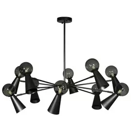 Люстра на штанге Loft it Halley 10046/10 Black