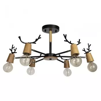 Люстра на штанге LOFTIT Sven 10024/6 Black