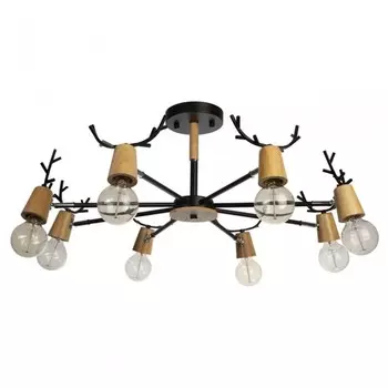 Люстра на штанге LOFTIT Sven 10024/8 Black