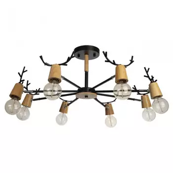 Люстра на штанге LOFTIT Sven 10024/8 Black