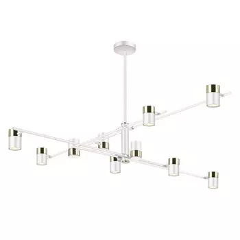 Люстра на штанге Lumien Hall Sauris LH8020/10P-WT-GD
