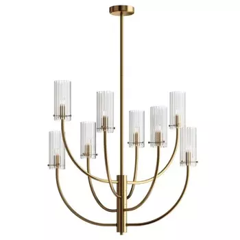 Люстра на штанге Maytoni Arco MOD223PL-08BS