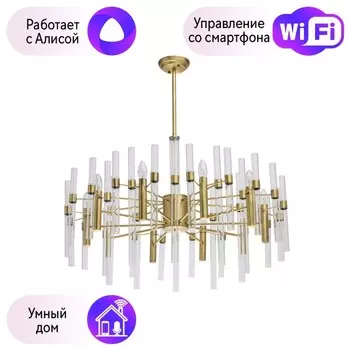 Люстра на штанге MW-Light Альгеро с поддержкой Алиса 285010910-A
