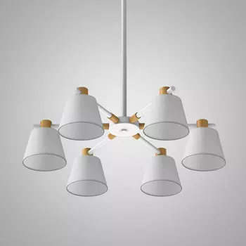 Люстра на штанге Natura A WHITE 6 ImperiumLoft NATURAAW01 (177987-26)