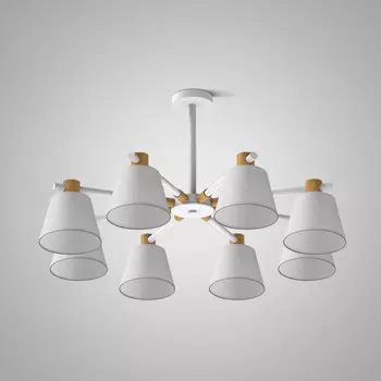 Люстра на штанге Natura A WHITE 8 ImperiumLoft NATURAAW01 (177988-26)