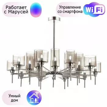 Люстра на штанге Odeon Light Diatra с поддержкой Маруся 4688/20-М