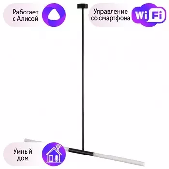 Люстра на штанге Odeon Light Soho с поддержкой Алиса 4307/2-A