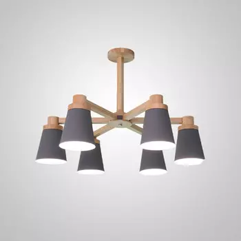 Люстра на штанге Prop 6 Grey ImperiumLoft prop01 (191991-23)