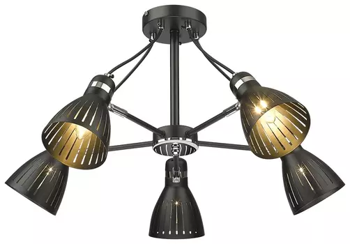 Люстра на штанге с 5 LED лампами. Комплект от Lustrof №372286-709177