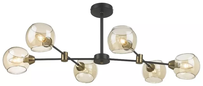 Люстра на штанге с 6 LED лампами. Комплект от Lustrof №372315-709153