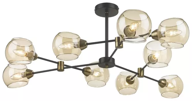 Люстра на штанге с 9 LED лампами. Комплект от Lustrof №372316-709117