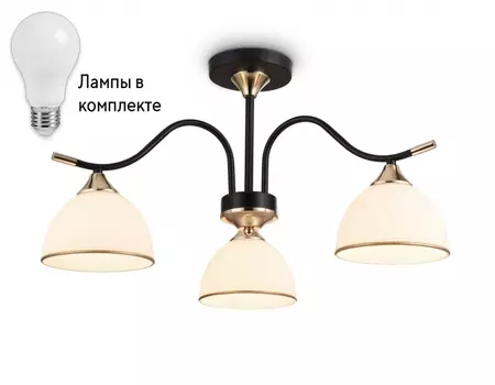 Люстра на штанге с лампочками Ambrella light TR3161+Lamps
