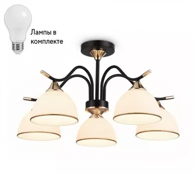 Люстра на штанге с лампочками Ambrella light TR3162+Lamps