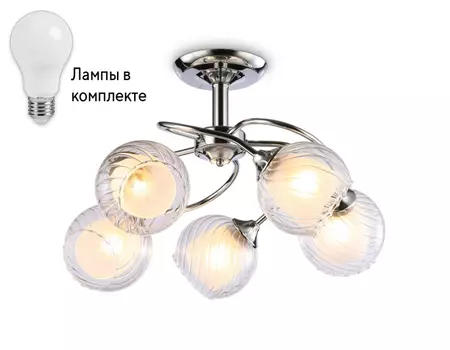 Люстра на штанге с лампочками Ambrella light TR3198+Lamps