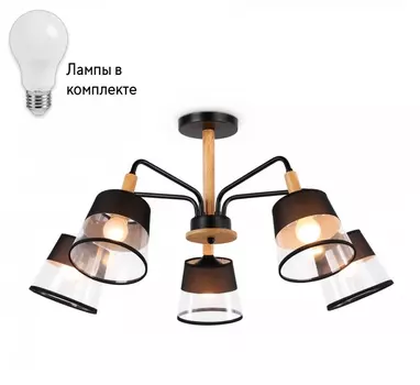 Люстра на штанге с лампочками Ambrella light TR4741+Lamps