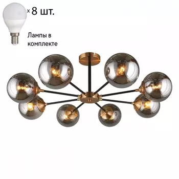 Люстра на штанге с лампочками APLOYT APL.909.07.08+Lamps