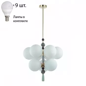 Люстра на штанге с лампочками Odeon 5405/9+Lamps